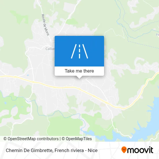 Chemin De Gimbrette map