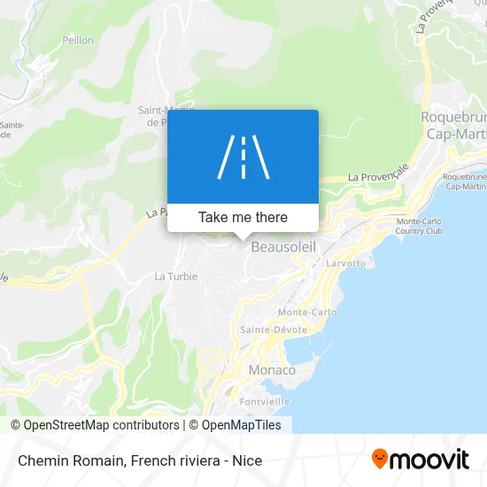 Chemin Romain map