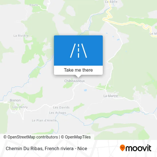 Chemin Du Ribas map