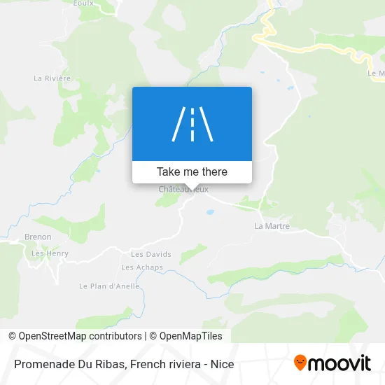 Promenade Du Ribas map