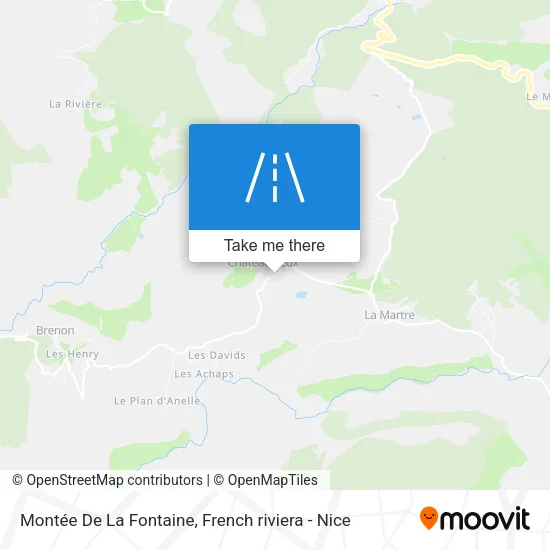 Montée De La Fontaine map
