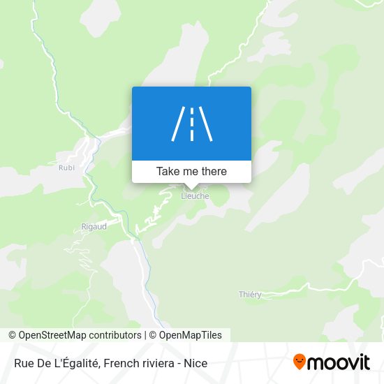 Rue De L'Égalité map