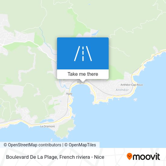 Boulevard De La Plage map