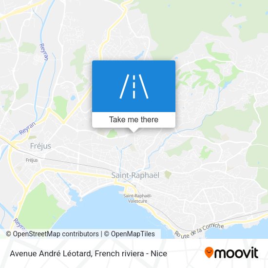 Avenue André Léotard map