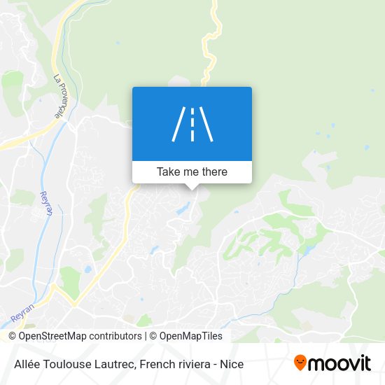 Allée Toulouse Lautrec map
