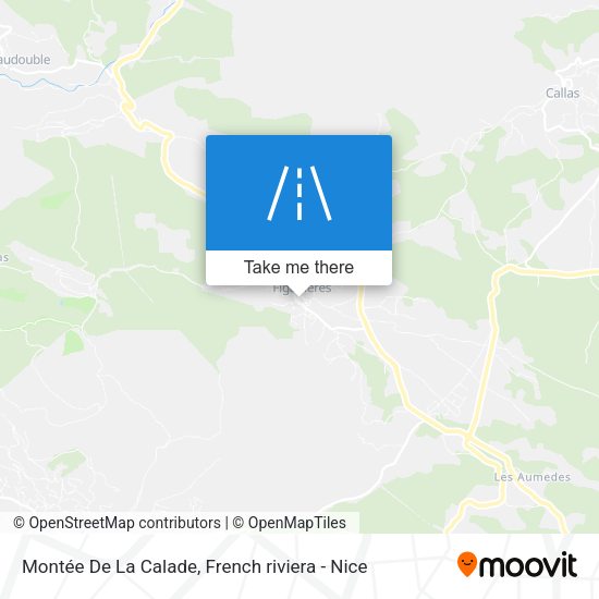 Montée De La Calade map