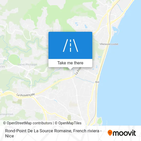 Rond-Point De La Source Romaine map