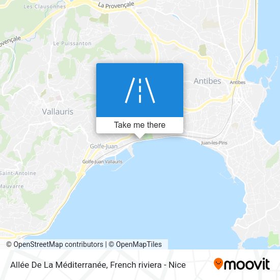 Allée De La Méditerranée map
