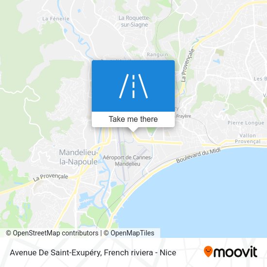 Avenue De Saint-Exupéry map