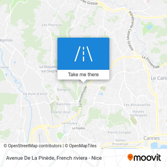 Avenue De La Pinède map