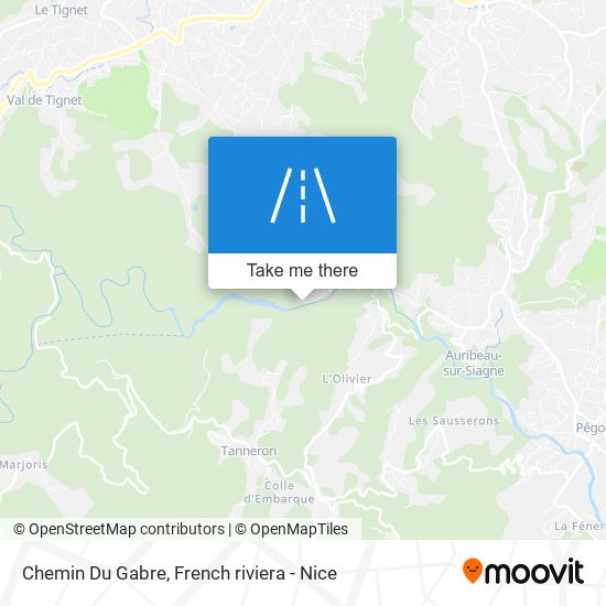 Chemin Du Gabre map