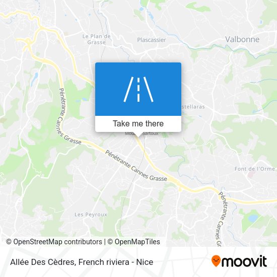Allée Des Cèdres map