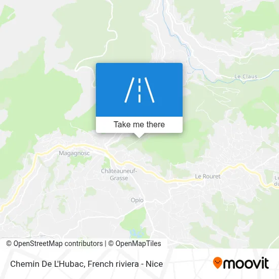Chemin De L'Hubac map