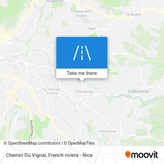 Chemin Du Vignal map