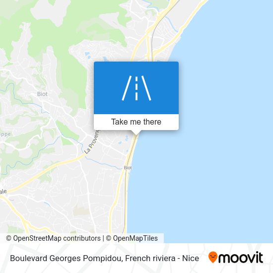 Boulevard Georges Pompidou map