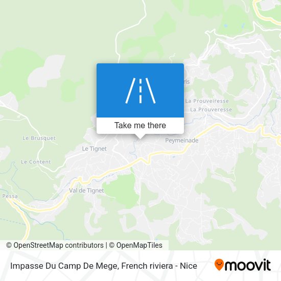 Impasse Du Camp De Mege map
