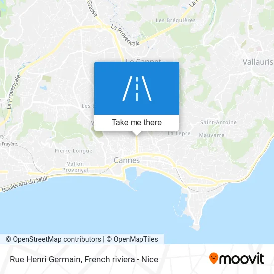 Rue Henri Germain map