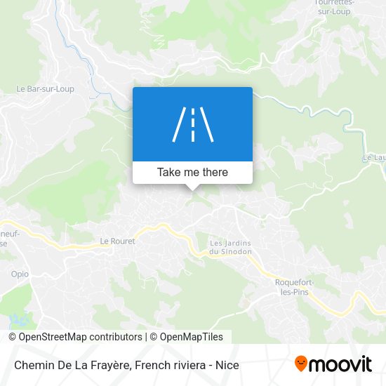Chemin De La Frayère map