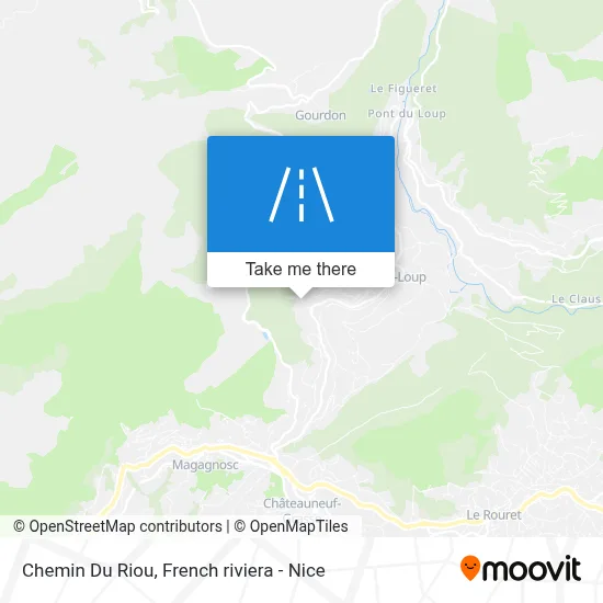 Chemin Du Riou map