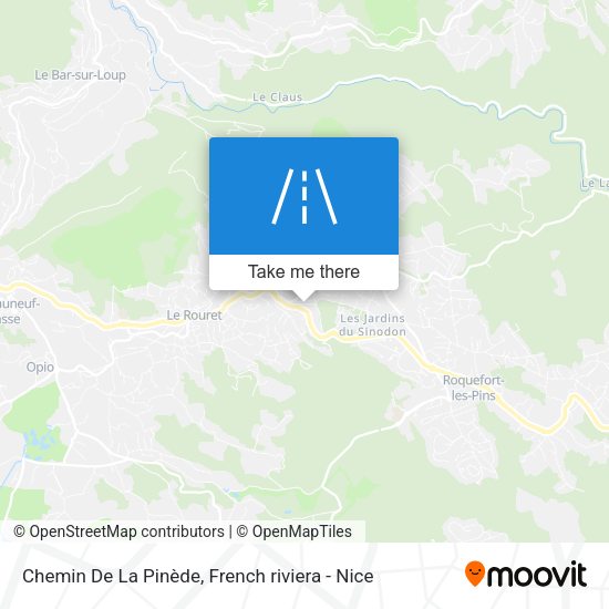 Chemin De La Pinède map