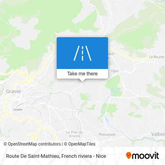 Route De Saint-Mathieu map