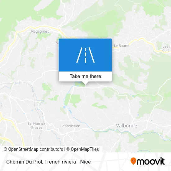 Mapa Chemin Du Piol