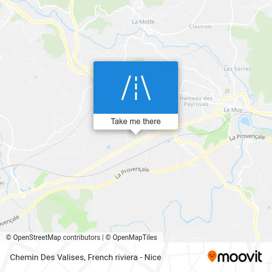 Chemin Des Valises map