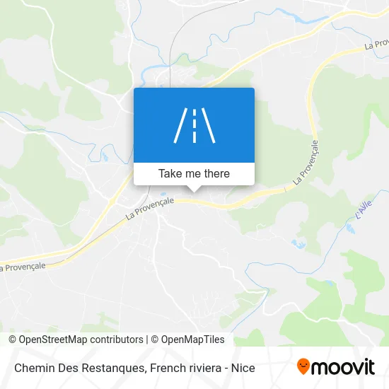 Chemin Des Restanques map