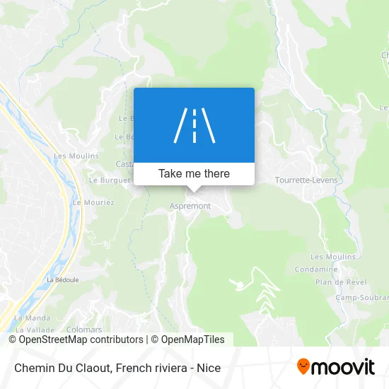 Chemin Du Claout map