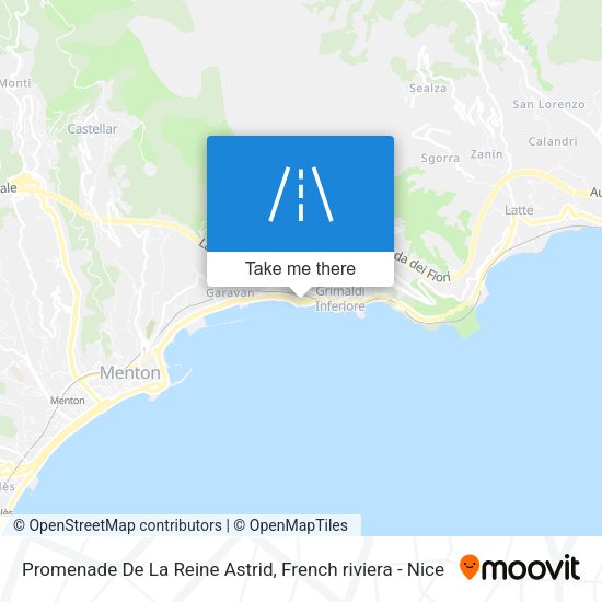 Promenade De La Reine Astrid map