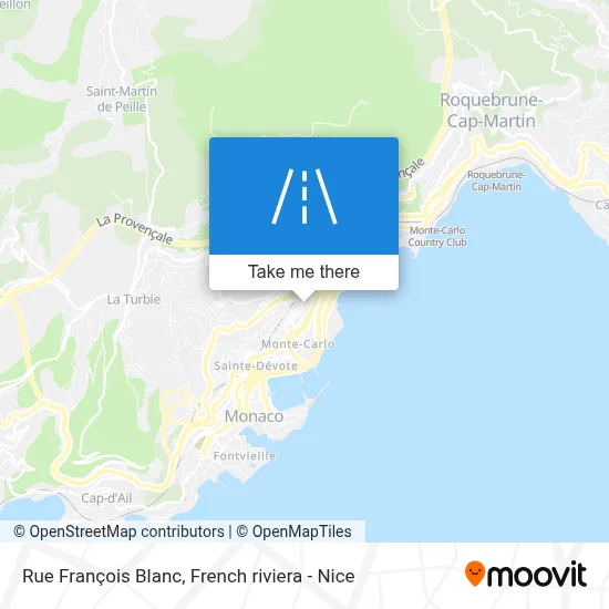 Rue François Blanc map