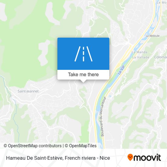 Hameau De Saint-Estève map