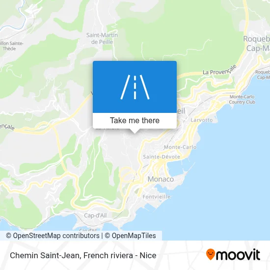 Chemin Saint-Jean map