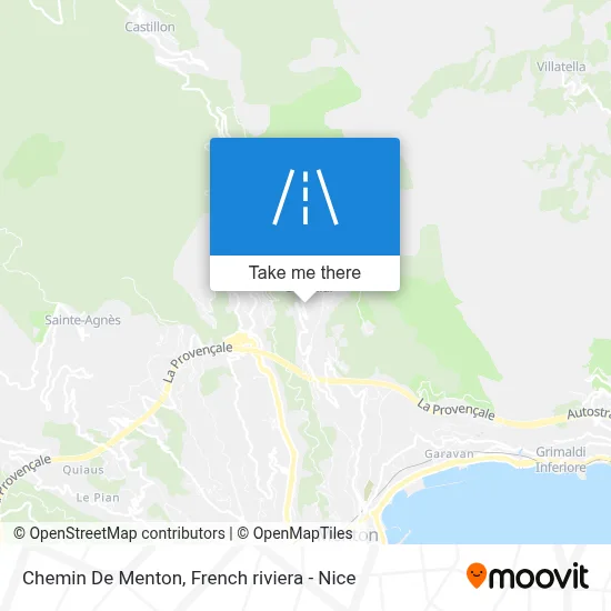 Chemin De Menton map