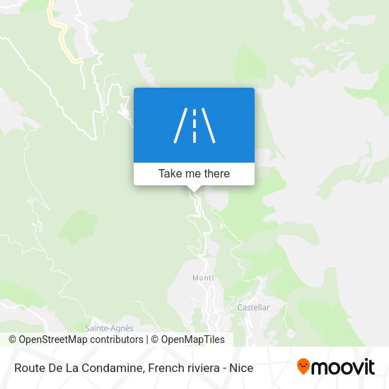 Route De La Condamine map