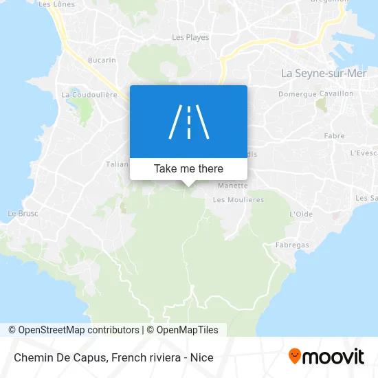 Chemin De Capus map