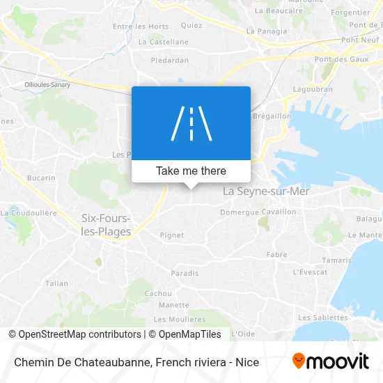Chemin De Chateaubanne map