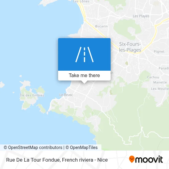 Rue De La Tour Fondue map
