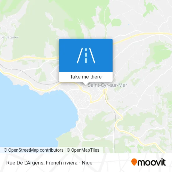 Mapa Rue De L'Argens