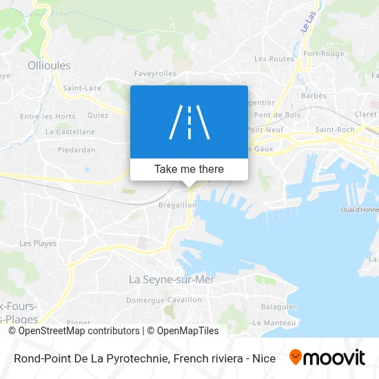 Mapa Rond-Point De La Pyrotechnie