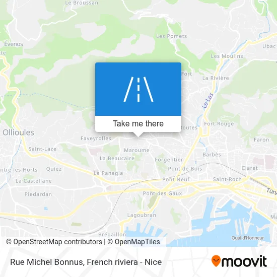 Rue Michel Bonnus map