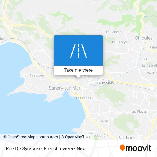 Rue De Syracuse map