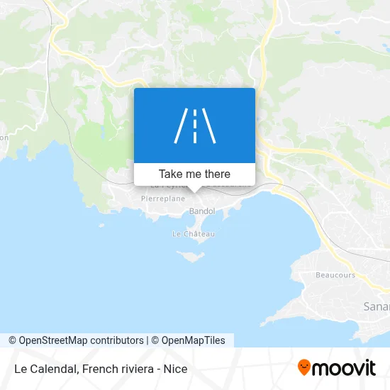 Le Calendal map