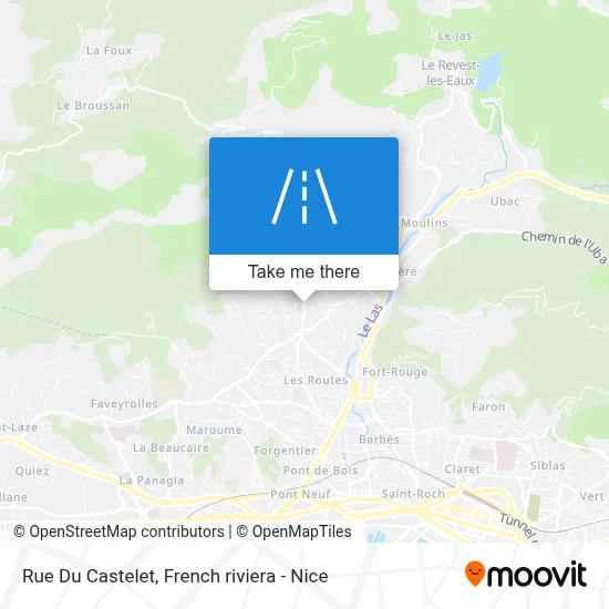 Rue Du Castelet map