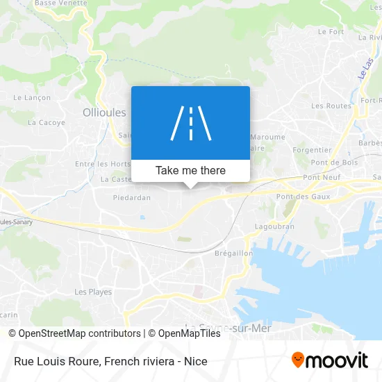 Mapa Rue Louis Roure