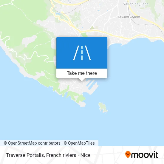Traverse Portalis map