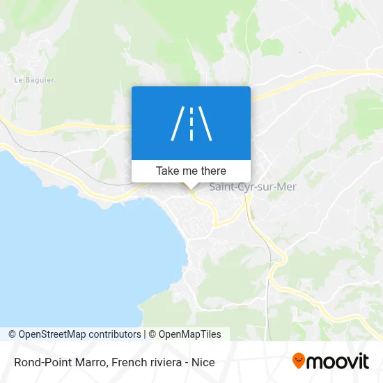 Mapa Rond-Point Marro