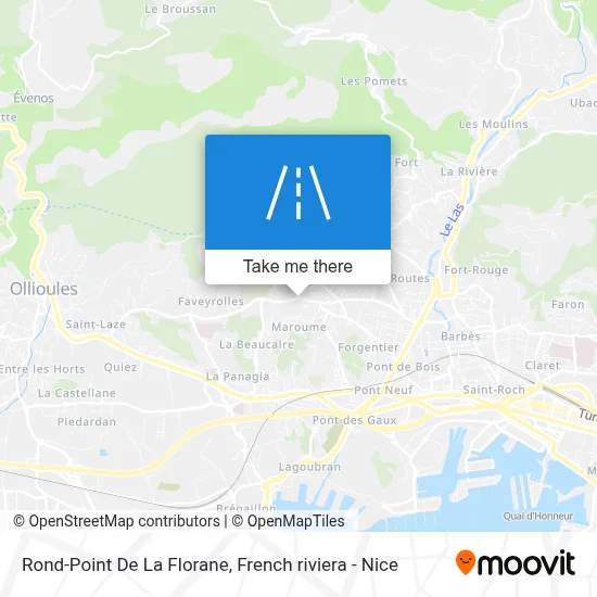 Rond-Point De La Florane map