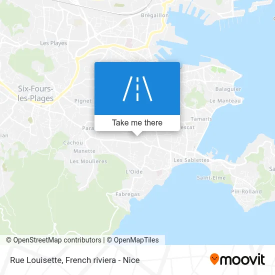 Mapa Rue Louisette