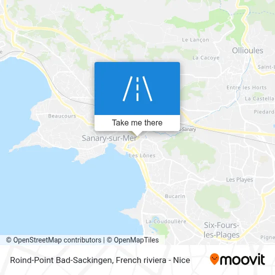 Roind-Point Bad-Sackingen map